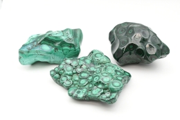 Malachit polierte St�cke 3 - 6 kg