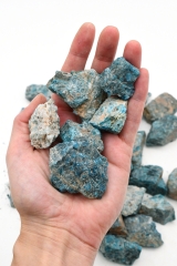Apatite blue rough stones