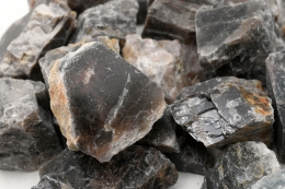 Mondstein schwarz Rohsteine