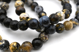 Ocean Jasper blue bead bracelet 8 mm