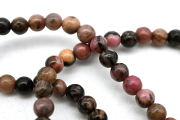 Rhodonit Kugelarmband 4 mm