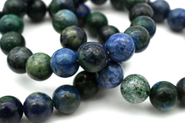 Azurit - Malachit Kugel Armband 10 mm