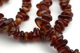 Granat (Hessonit) Splitterarmband 3-er Set