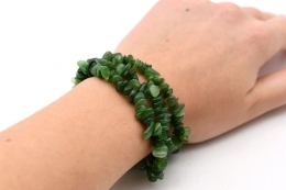 Nephrite Chips Bracelet