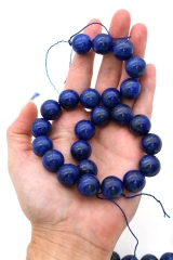 Kettenstrang Lapis Lazuli nachgef�rbt 16 mm