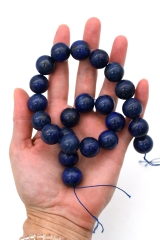 Kettenstrang Lapis Lazuli nachgef�rbt 18 mm