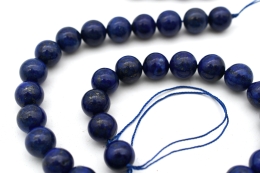 Chain strand Lapis Lazuli coloured 12 mm
