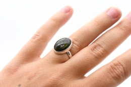 Turmalin gr�n Ring ab 4 g