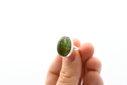 Turmalin gr�n Ring ab 4 g