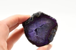 Achat Geoden gef�rbt lila