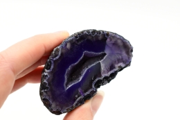 Achat Geoden gef�rbt lila