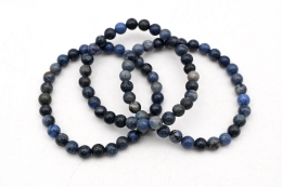 Dumortierit Kugelarmband 6 mm