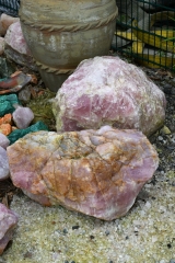 Rose quartz jumbo rough stones 60 - 80 kg