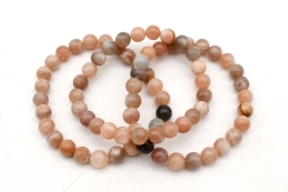 Mondstein Multi Kugelarmband 8 mm