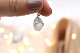 Topas blau Trommelstein Anh�nger