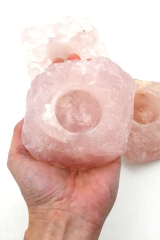 Rose Quartz Tea Light B-Quality