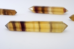 Fluorit gelb Doppelender