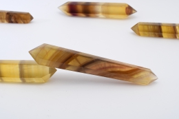 Fluorit gelb Doppelender