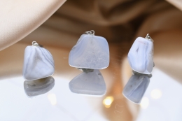 Blue Lace Chalcedon Anh�nger