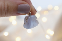 Blue Lace Chalcedon Anh�nger