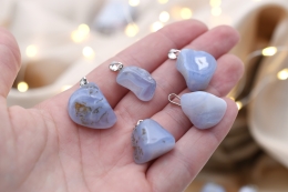 Blue Lace Chalcedony pendant