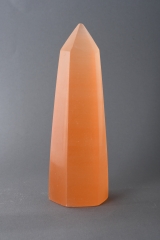 Selenit Spitzen gro� orange
