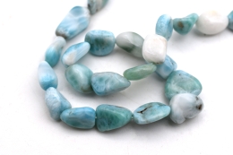 Larimar Tumbled Stones Necklace