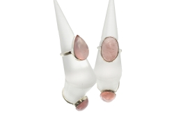 Rosenquarz Ring ab 4 g