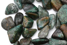 Chrysocolla tumbled stones