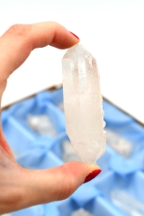 Bergkristall Doppelender Natur Flat