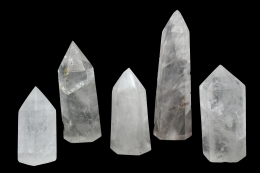 Bergkristall Spitzen poliert