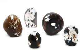 Orca Achat (Achat blau) Free Form