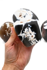 Orca Achat (Achat blau) Free Form