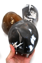 Orca Achat (Achat blau) Free Form