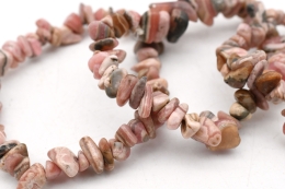 Rhodochrosit Splitter Armband 3-er Set