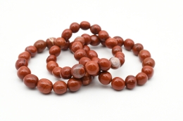 Jaspis rot Trommelstein Armband