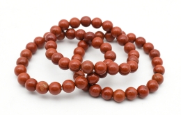 Jaspis rot Kugelarmband 8 mm