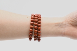 Jaspis rot Kugelarmband 8 mm