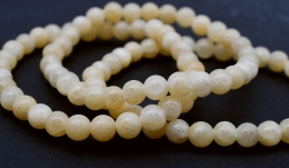 Calcit orange Kugel Armband 6 mm