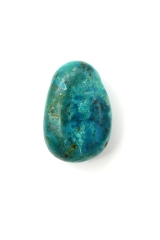 Chrysokoll Trommelsteine flach gebohrt