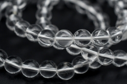 Bergkristall Kugelarmband 8mm