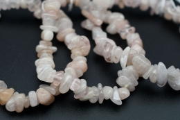 Morganite Chip Bracelet, Set of 3
