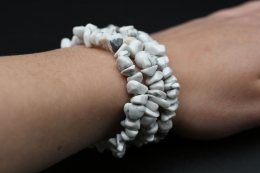 Magnesit Splitterarmband 5-er Set