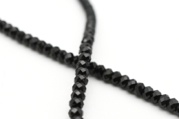 Sch�rl-Turmalin Kette 4mm facettiert