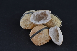 Quarz Geoden Paare klein