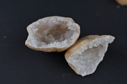Quarz Geoden Paare klein