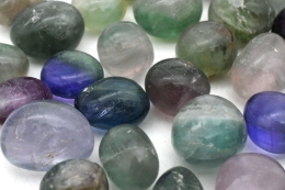 Regenbogenfluorit Trommelsteine