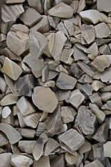 Flint Rohsteine angetrommelt