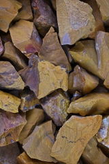 Jaspis gelb Rohsteine