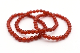 Carneol Kugel Armband 6 mm